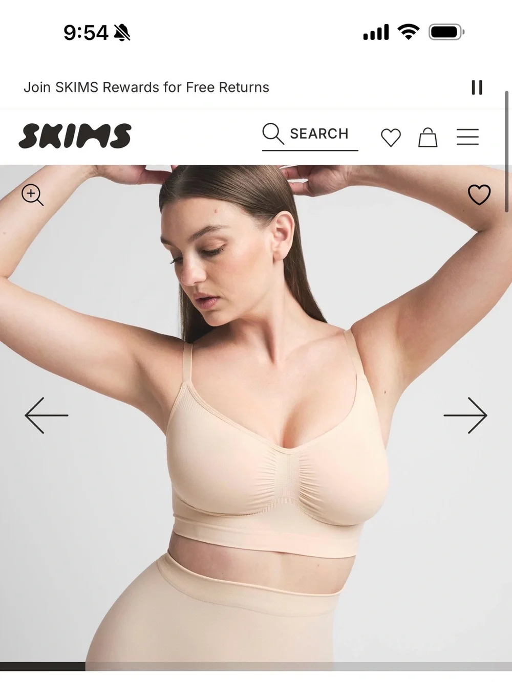 SKIMS Seamless Sculpt Bralette